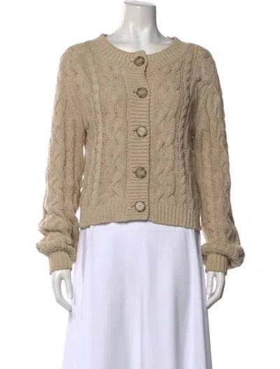 Pre-owned Reformation Crew Neck Sweater In Neutral