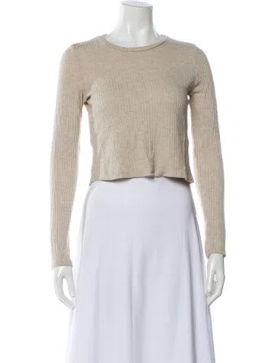 Pre-owned Reformation Crew Neck Sweater In Neutral