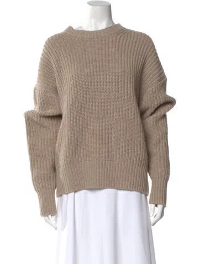 Pre-owned Reformation Crew Neck Sweater In Neutral