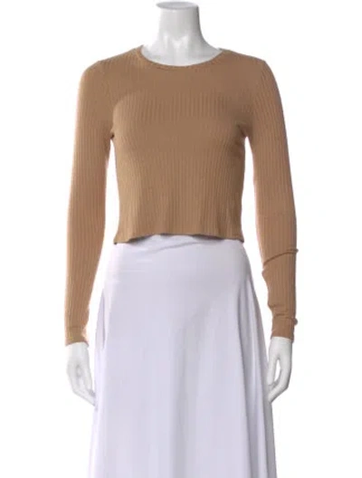 Pre-owned Reformation Crew Neck Sweater In Neutral
