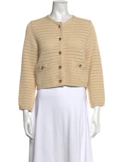 Pre-owned Reformation Crew Neck Sweater In Neutral