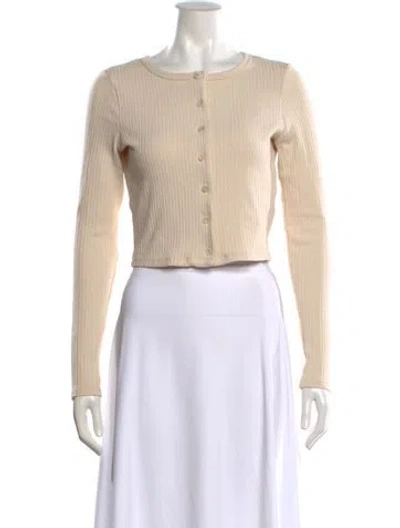 Pre-owned Reformation Crew Neck Sweater In Neutral
