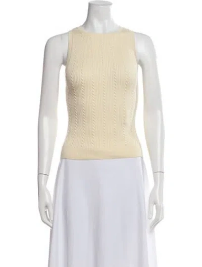 Pre-owned Reformation Crew Neck Sweater In Neutrals