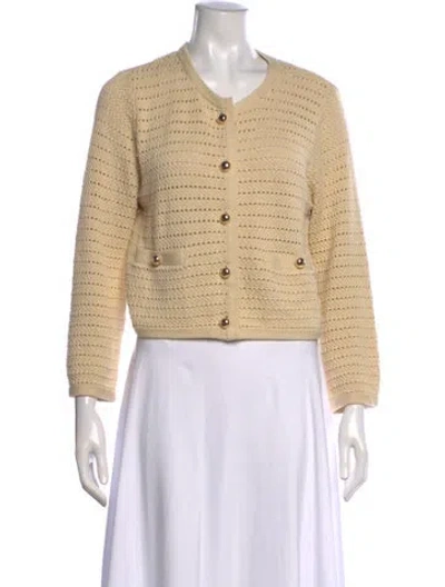 Pre-owned Reformation Crew Neck Sweater In Neutrals