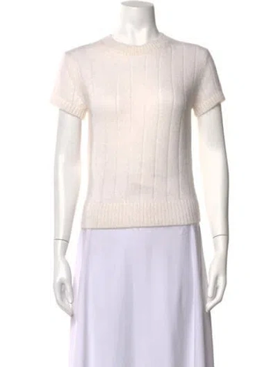 Pre-owned Reformation Crew Neck Sweater In Neutrals