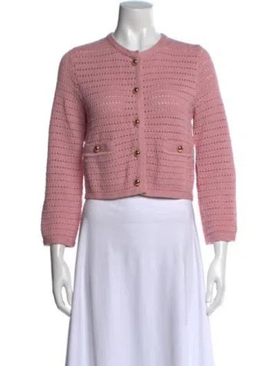 Pre-owned Reformation Crew Neck Sweater In Pink