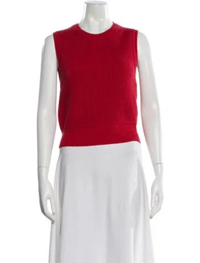 Pre-owned Reformation Crew Neck Sweater In Red