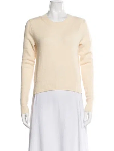 Pre-owned Reformation Crew Neck Sweater In Yellow