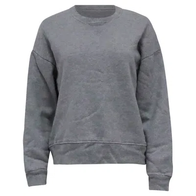 Reformation Crewneck Sweater In Grey Cotton In Gray