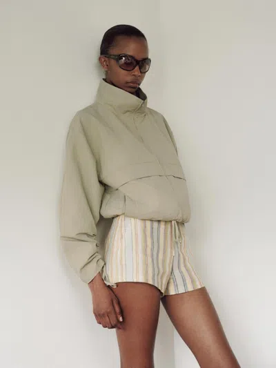 Reformation Cruz Jacket Sage Green Xs