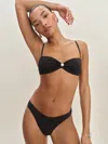 Reformation Culotte De Bikini Amore In Noir