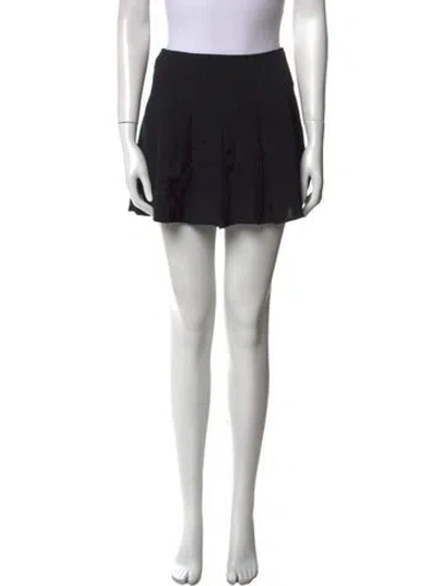 Pre-owned Reformation Cutout Accent Mini Skirt W/ Tags In Black