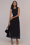 Reformation Cyra Sleeveless Twofer Maxi Dress In Blue