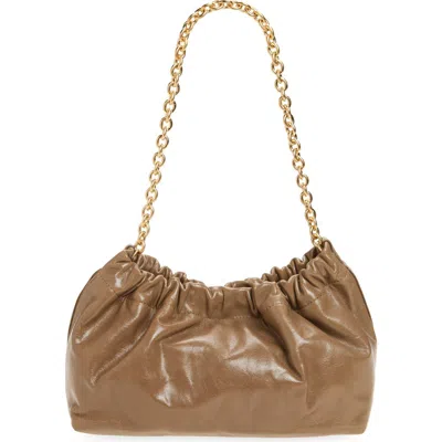 Reformation Dahlia Leather Shoulder Bag In Orange