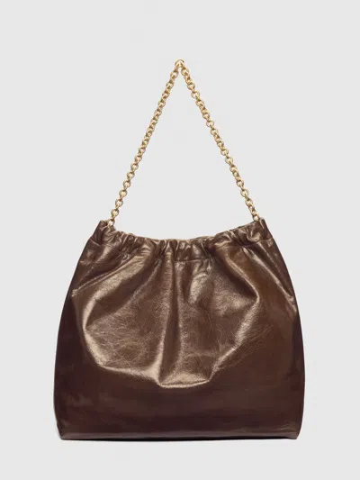 Reformation Dahlia Tote Bag In Brown