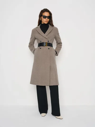 Reformation Dakota Coat In Gray