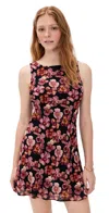 Reformation Dale Dress Pansy In Black