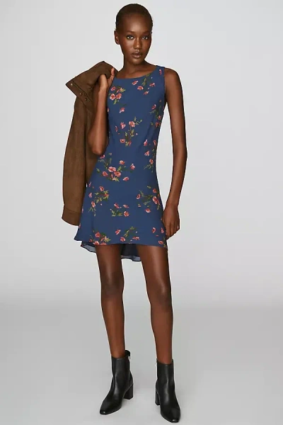 Reformation Dale Mini Dress In Blue
