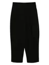 Reformation Danielle Trousers In Black
