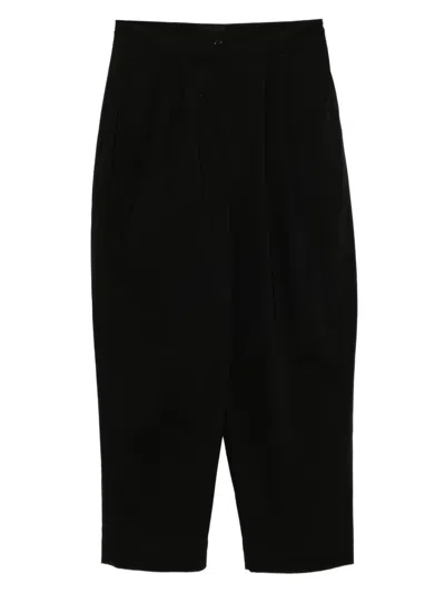 Reformation Danielle Trousers In Black