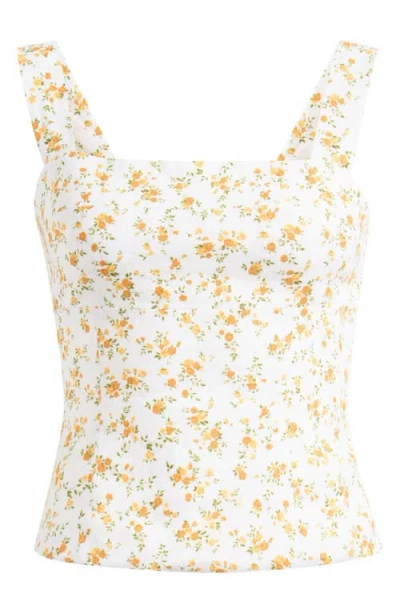Reformation Darci Linen Tank In Adagio