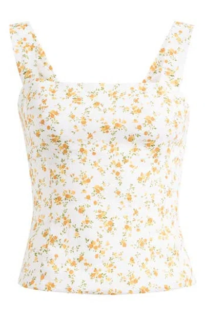 Reformation Darci Linen Tank In Adagio