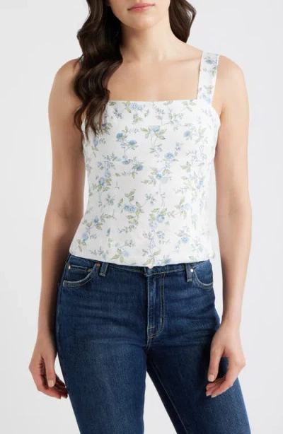 Reformation Darci Linen Tank In White