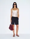 Reformation Darcy Short Black 10 In Black