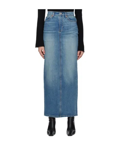 Reformation Daria Denim Maxi Skirt