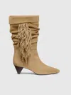 Reformation Davina Slouch Boot In Brown