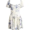 REFORMATION REFORMATION DAVONNE FLORAL DRESS