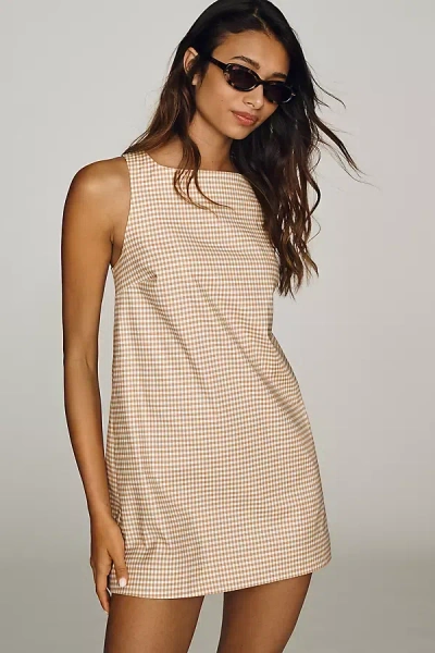 Reformation Daxton Mini Dress In Animal Print