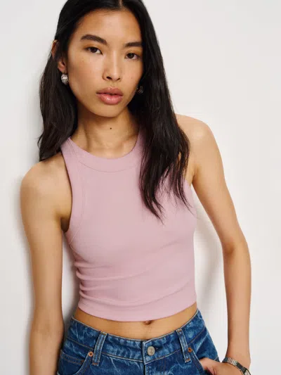 Reformation Débardeur Court Tasha In Pink