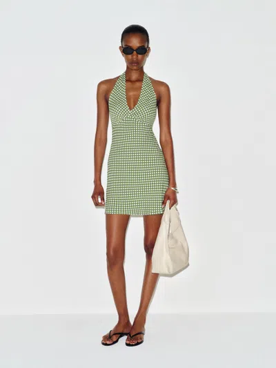 Reformation Delanie Dress Green Xl