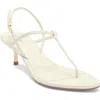 Reformation Delphine Kitten Heel Sandal