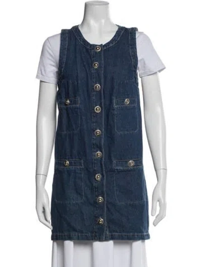Pre-owned Reformation Denim Jacket In Blue