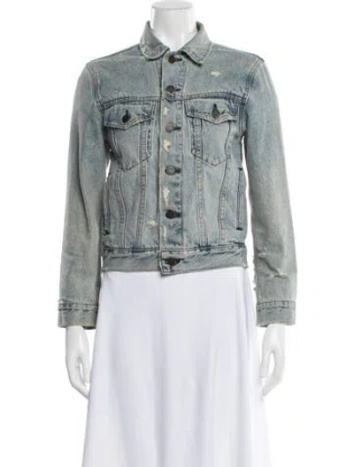 Pre-owned Reformation Denim Jacket In Multi