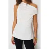 Reformation Dessa Off The Shoulder Top In White