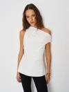 Reformation Dessa Off The Shoulder Top In White