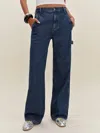 Reformation Diego Mid Rise Baggy Utility Jeans
