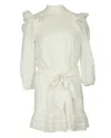 Reformation Dinah Dress In White Cotton In White