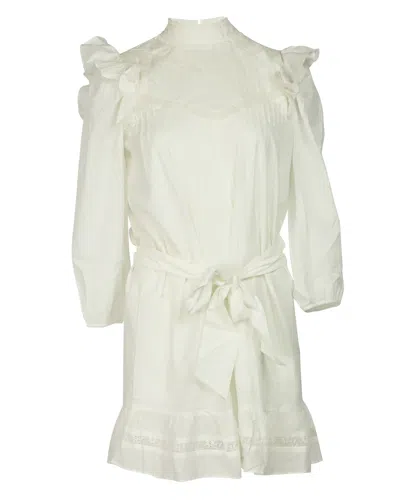 Reformation Dinah Dress In White Cotton