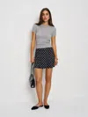 Reformation Dion Skirt In Black
