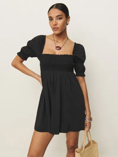 Reformation Dione Dress In Black