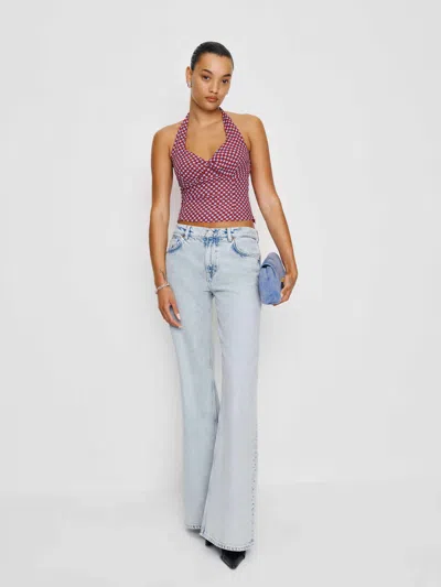 Reformation Dolce Top In Purple