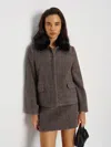 Reformation Dolly Jacket In Brown
