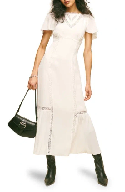 Reformation Domini Dress In White