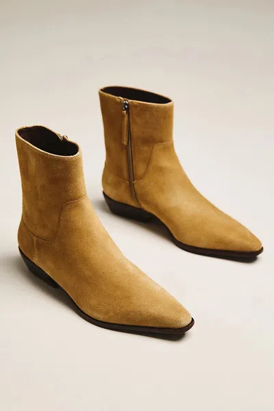 Reformation Dominique Ankle Boots In Neutral