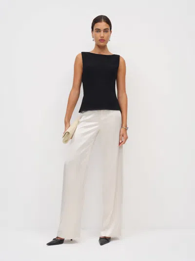 Reformation Top Dorthea Noir 34 In Black