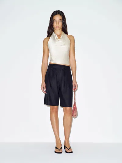 Reformation Drew Linen Short Black 10
